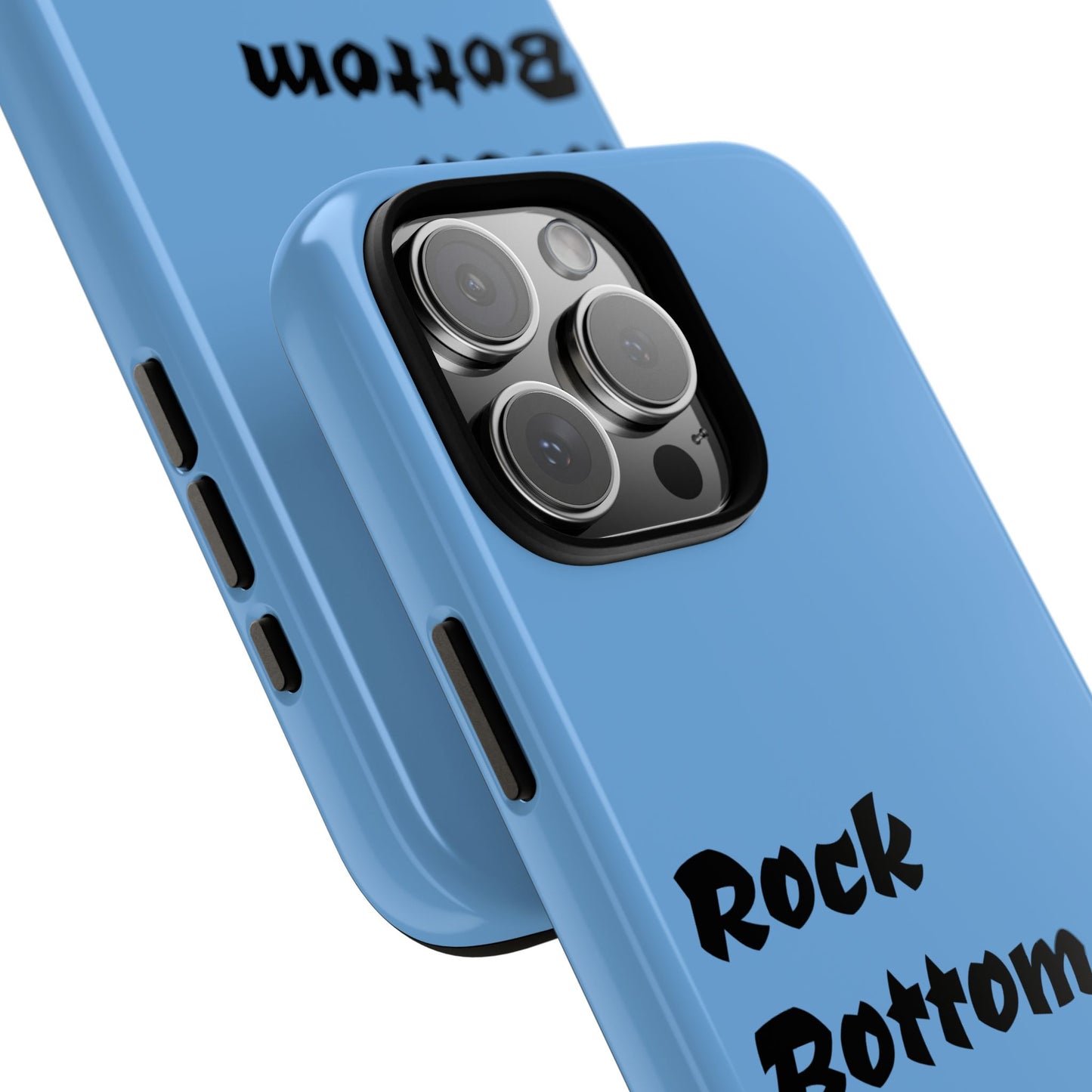 Rock Bottom Built This Tough Phone Case | Unique Gift for Resilience, Motivational Quotes, Phone Accessories, Custom Cases, [...]
