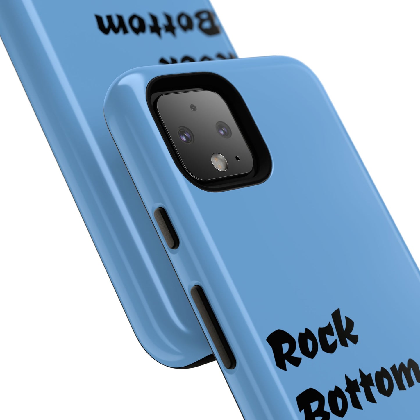 Rock Bottom Built This Tough Phone Case | Unique Gift for Resilience, Motivational Quotes, Phone Accessories, Custom Cases, [...]