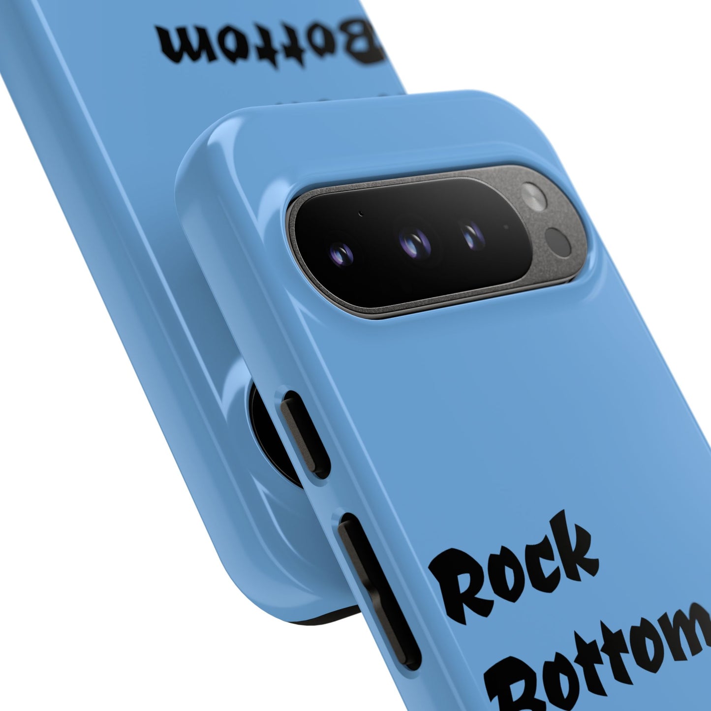 Rock Bottom Built This Tough Phone Case | Unique Gift for Resilience, Motivational Quotes, Phone Accessories, Custom Cases, [...]
