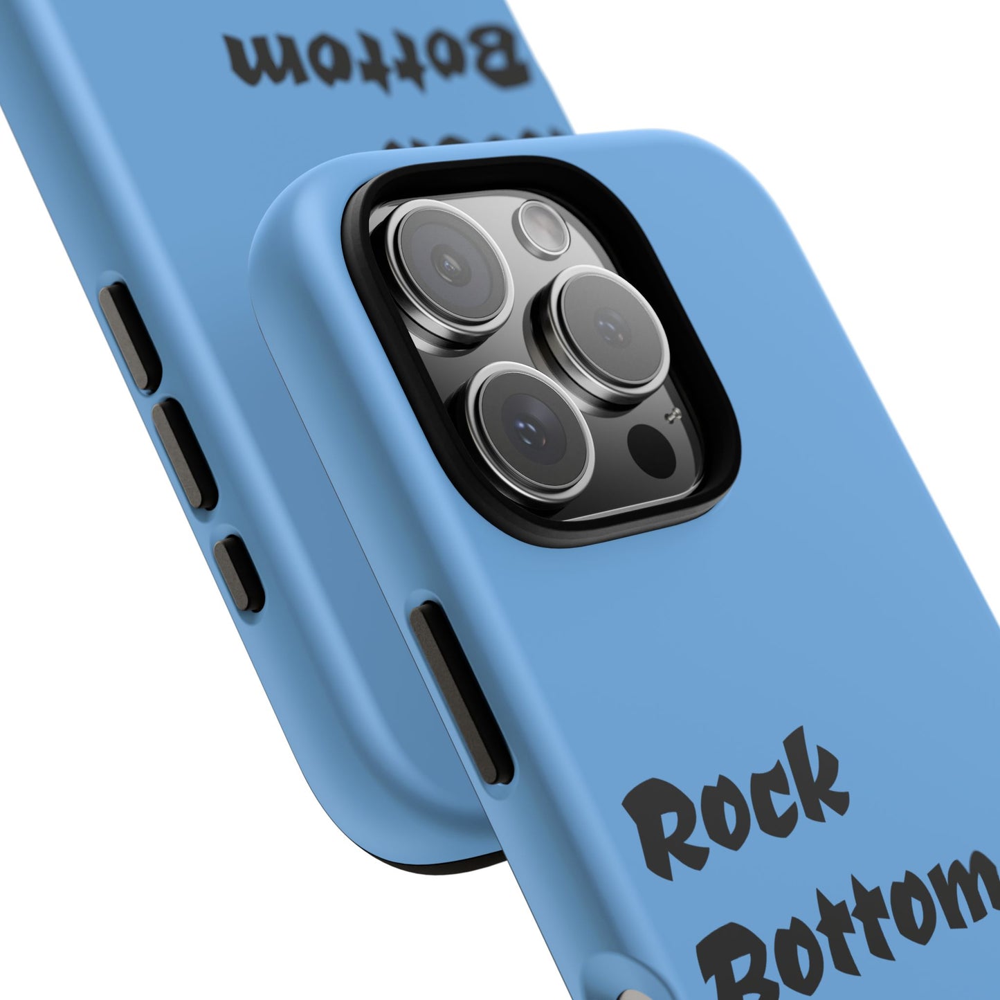 Rock Bottom Built This Tough Phone Case | Unique Gift for Resilience, Motivational Quotes, Phone Accessories, Custom Cases, [...]