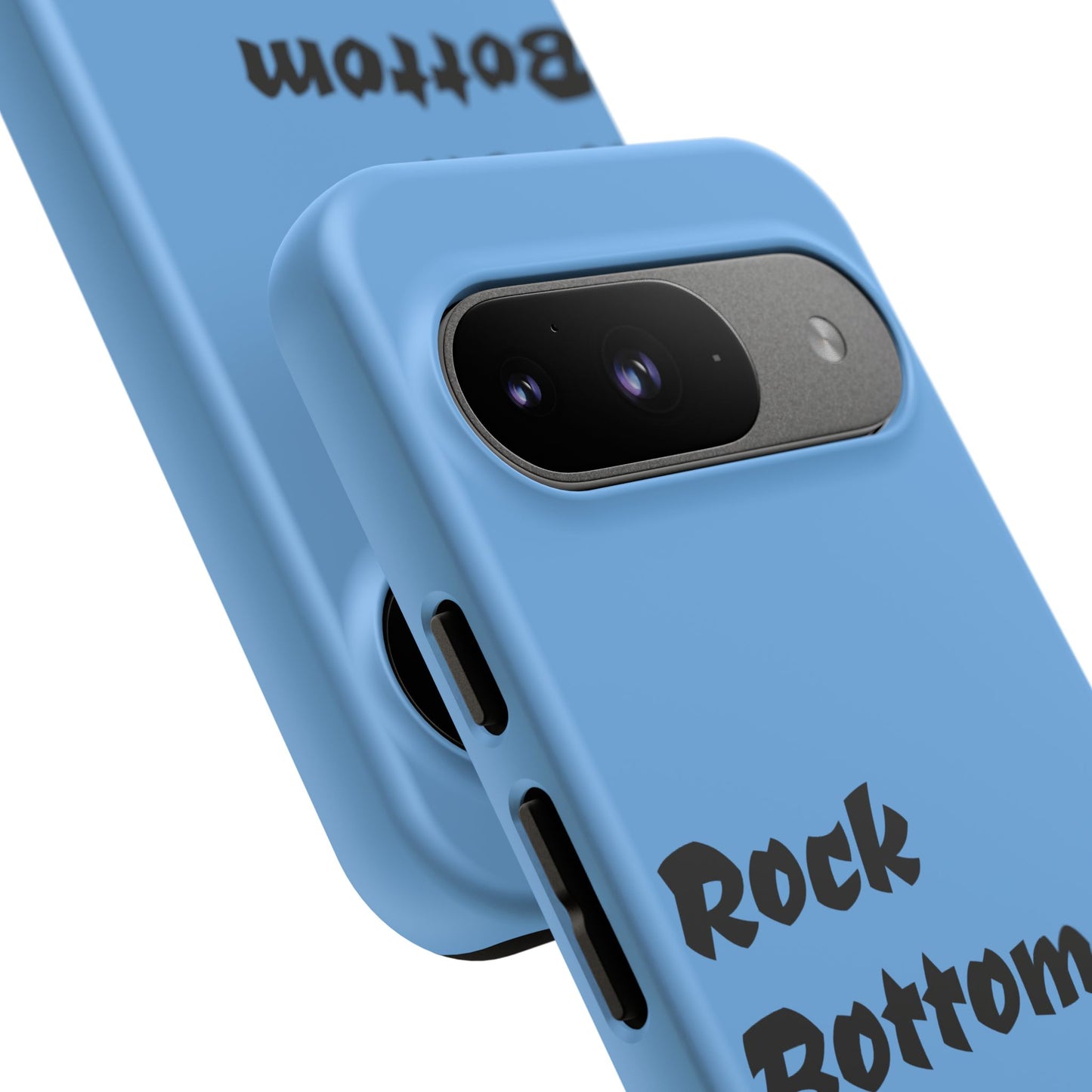Rock Bottom Built This Tough Phone Case | Unique Gift for Resilience, Motivational Quotes, Phone Accessories, Custom Cases, [...]