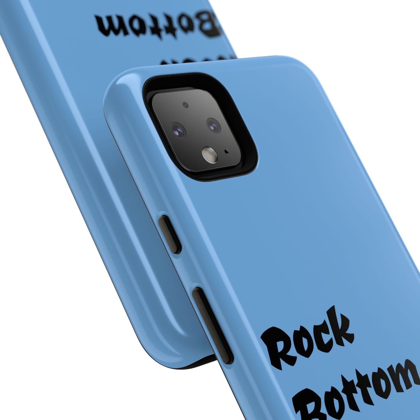 Rock Bottom Built This Tough Phone Case | Unique Gift for Resilience, Motivational Quotes, Phone Accessories, Custom Cases, [...]