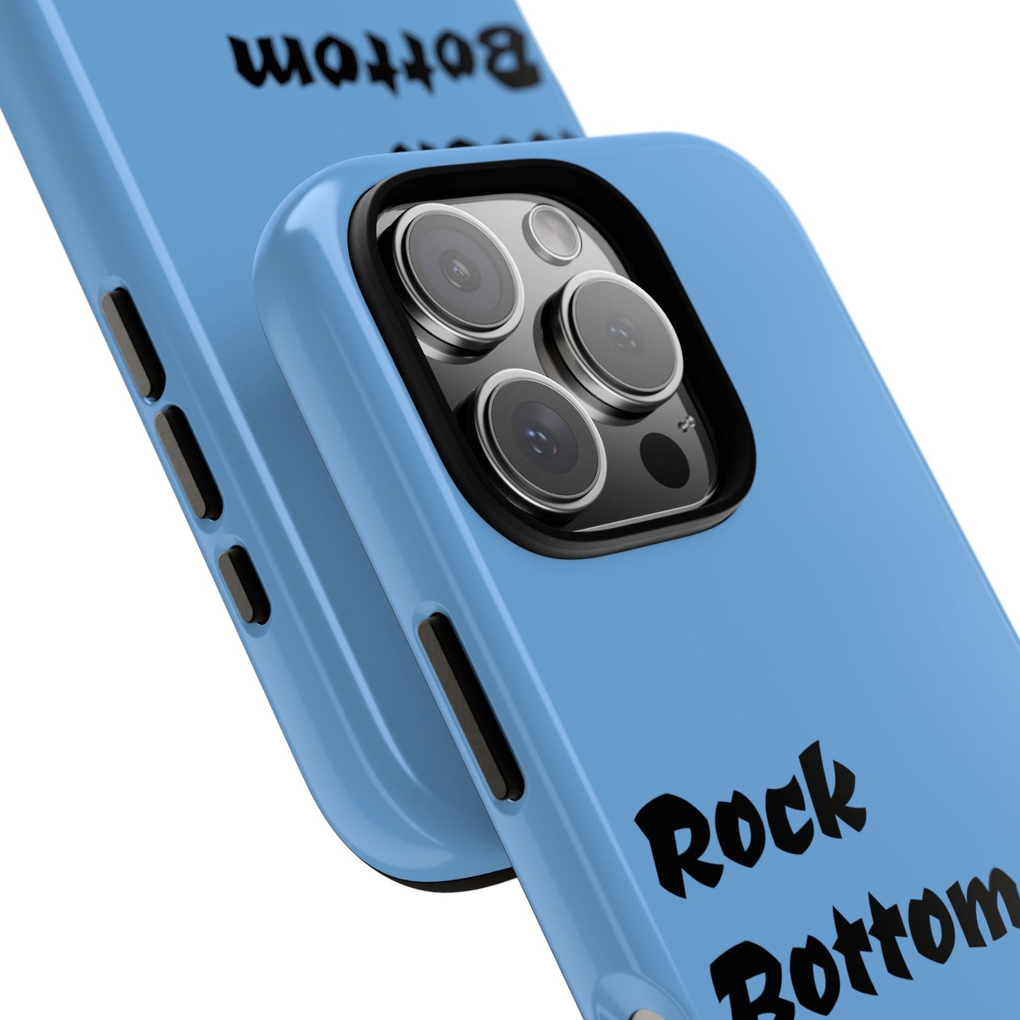 Rock Bottom Built This Tough Phone Case | Unique Gift for Resilience, Motivational Quotes, Phone Accessories, Custom Cases, [...]