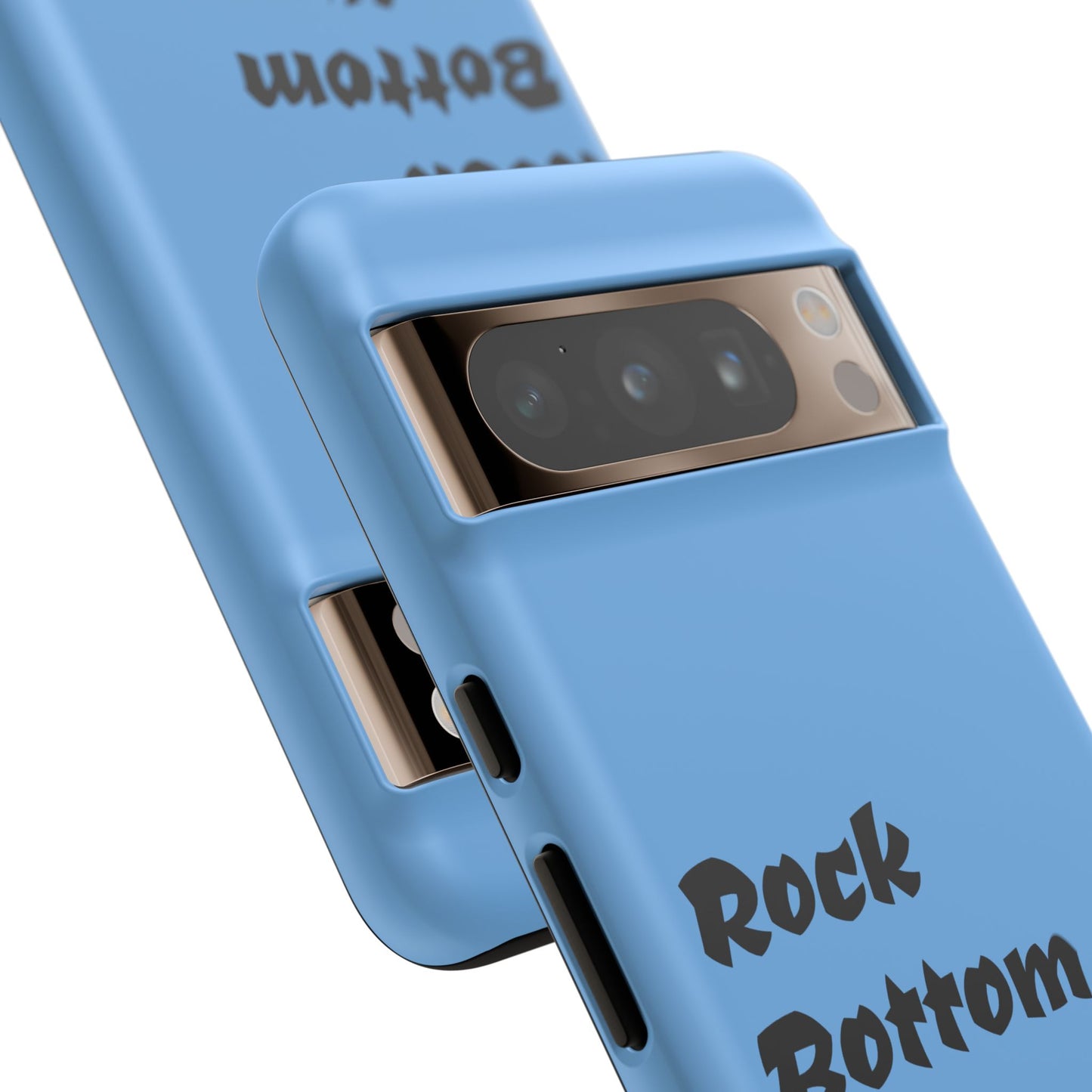 Rock Bottom Built This Tough Phone Case | Unique Gift for Resilience, Motivational Quotes, Phone Accessories, Custom Cases, [...]