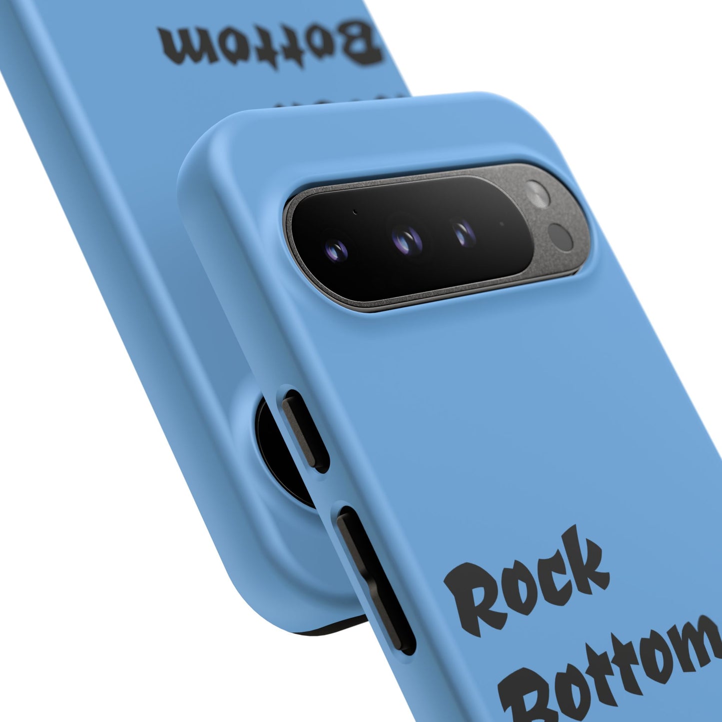 Rock Bottom Built This Tough Phone Case | Unique Gift for Resilience, Motivational Quotes, Phone Accessories, Custom Cases, [...]
