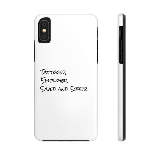 Tattooed, Employed Phone Cases