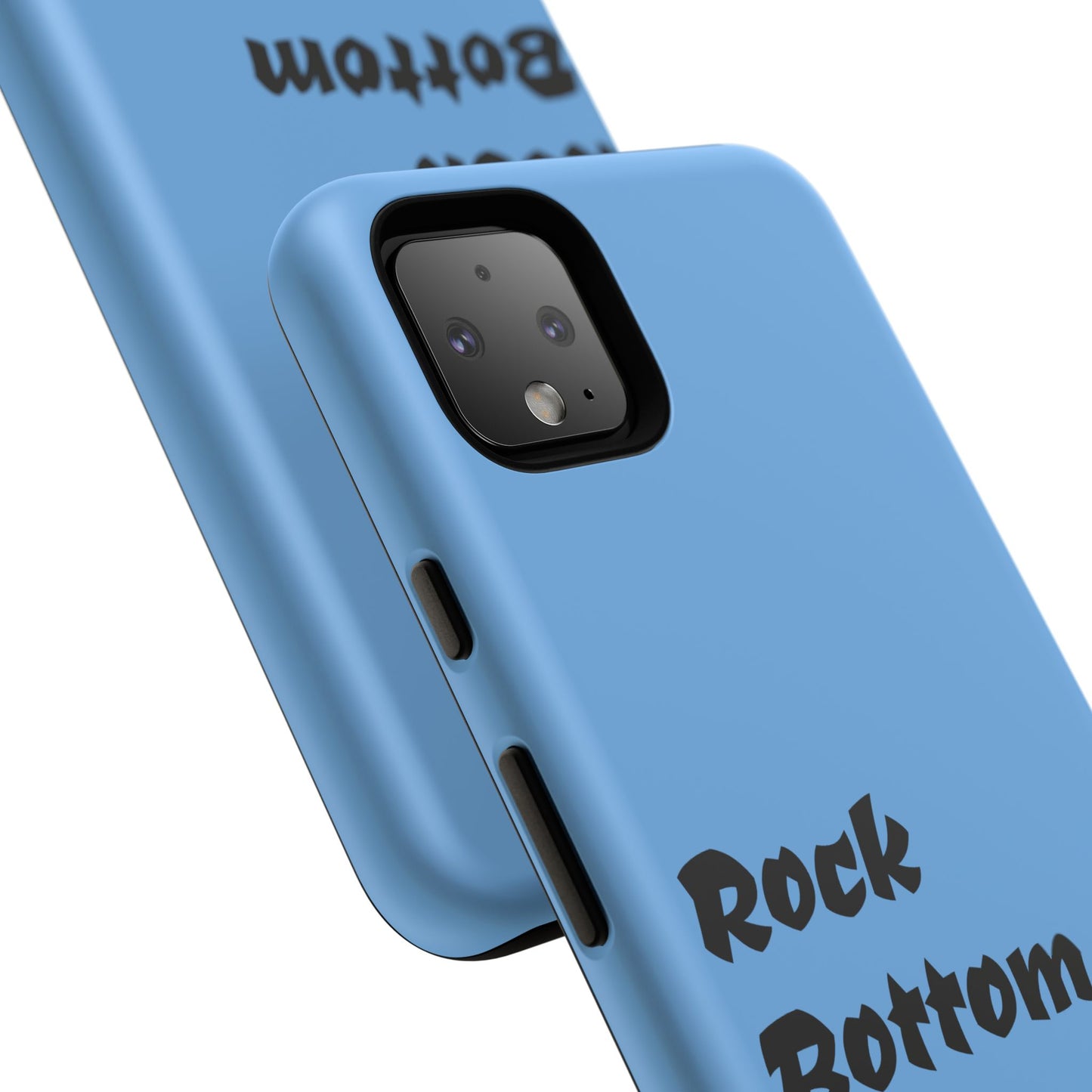Rock Bottom Built This Tough Phone Case | Unique Gift for Resilience, Motivational Quotes, Phone Accessories, Custom Cases, [...]