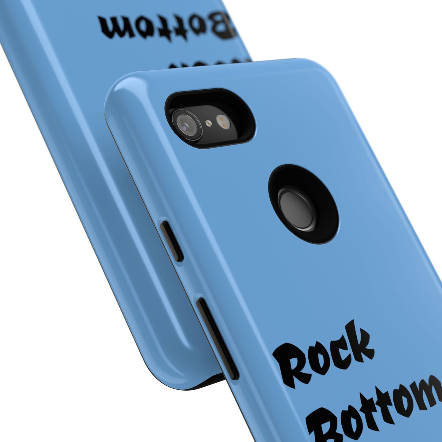 Rock Bottom Built This Tough Phone Case | Unique Gift for Resilience, Motivational Quotes, Phone Accessories, Custom Cases, [...]