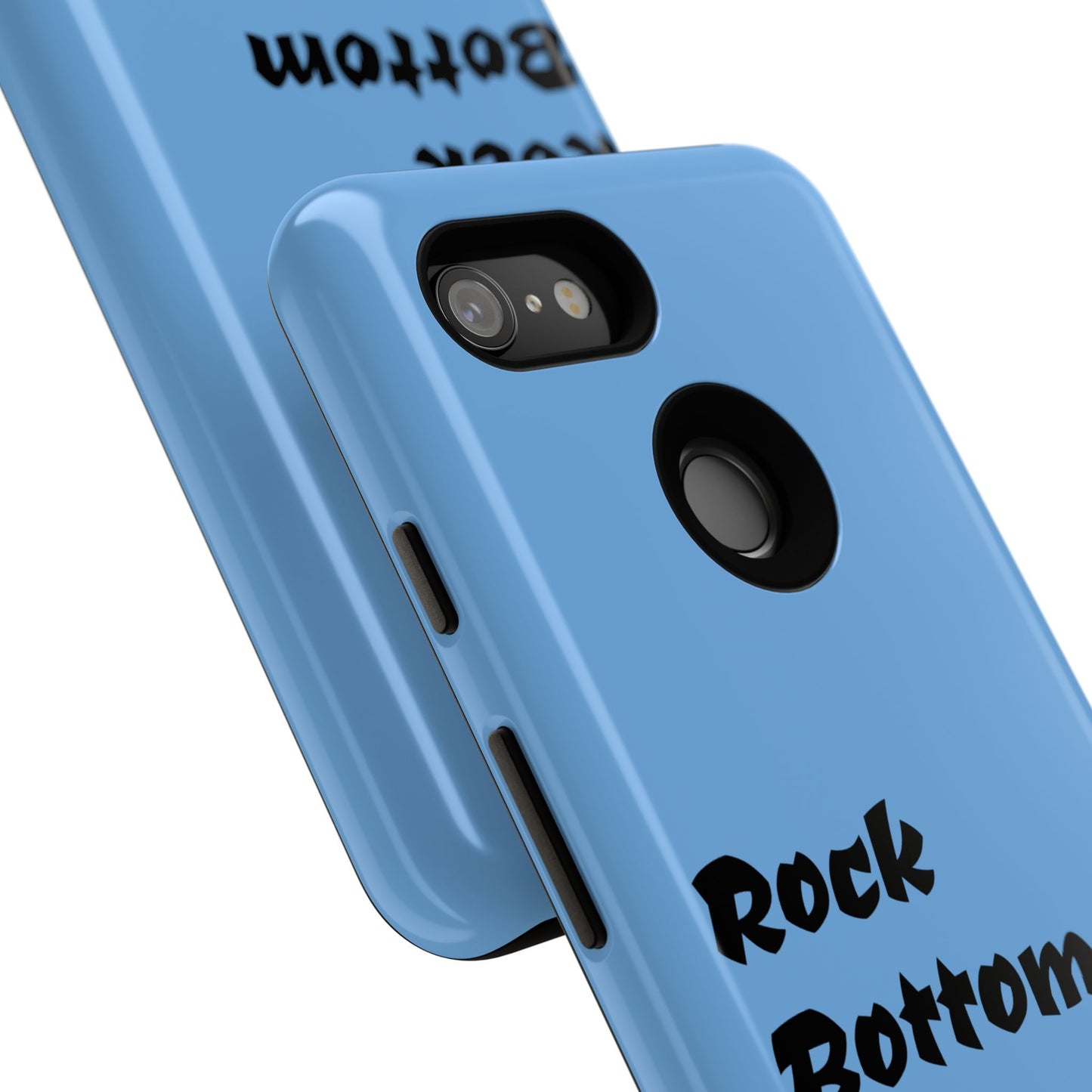 Rock Bottom Built This Tough Phone Case | Unique Gift for Resilience, Motivational Quotes, Phone Accessories, Custom Cases, [...]
