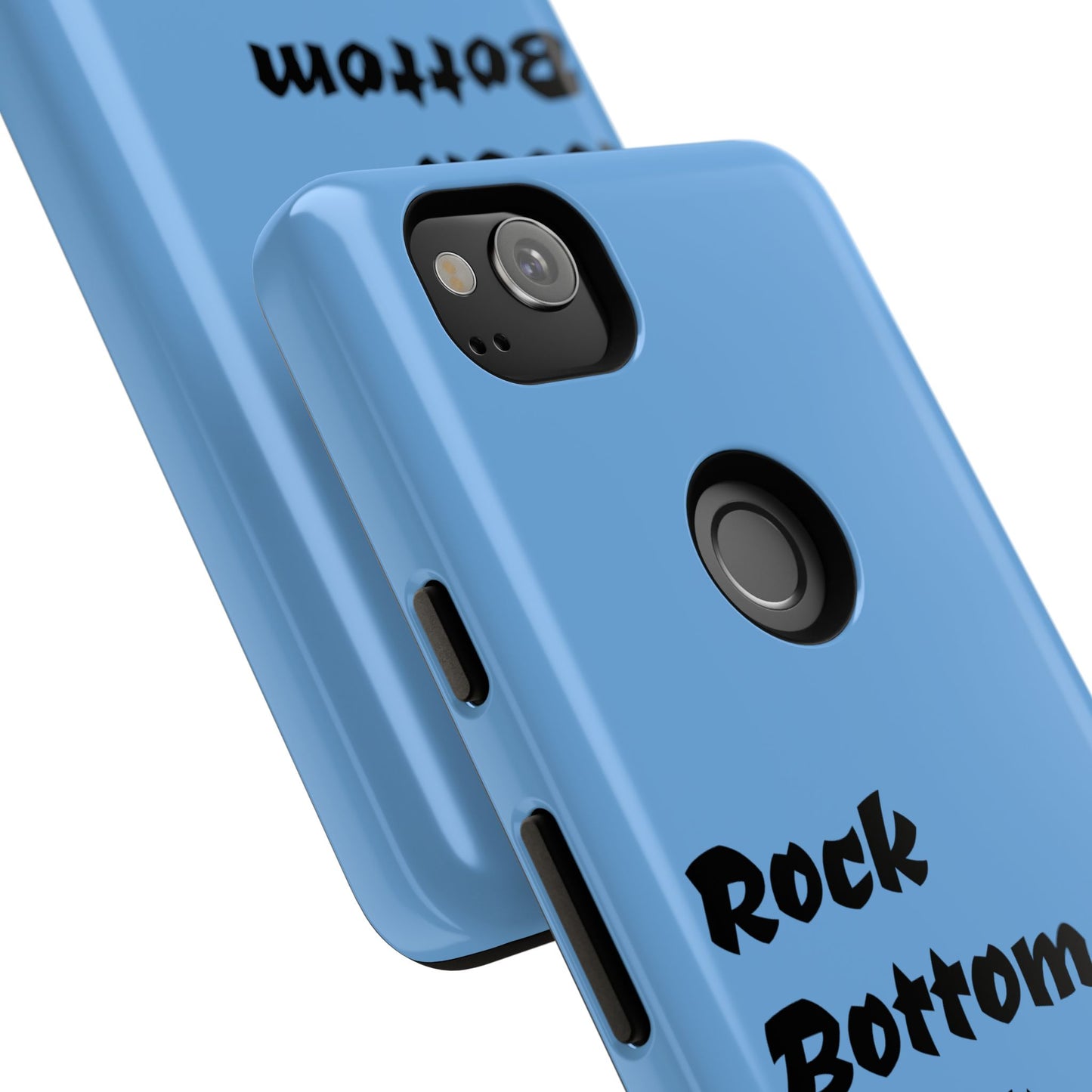 Rock Bottom Built This Tough Phone Case | Unique Gift for Resilience, Motivational Quotes, Phone Accessories, Custom Cases, [...]