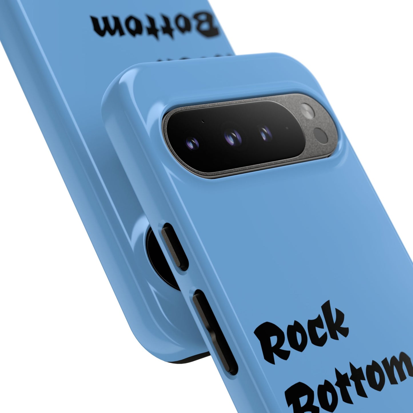 Rock Bottom Built This Tough Phone Case | Unique Gift for Resilience, Motivational Quotes, Phone Accessories, Custom Cases, [...]