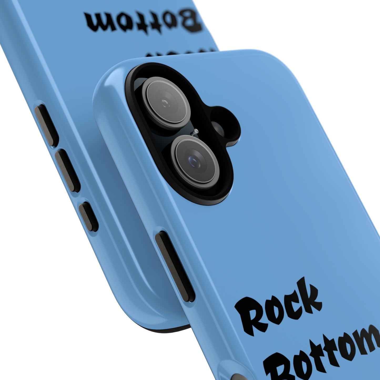 Rock Bottom Built This Tough Phone Case | Unique Gift for Resilience, Motivational Quotes, Phone Accessories, Custom Cases, [...]