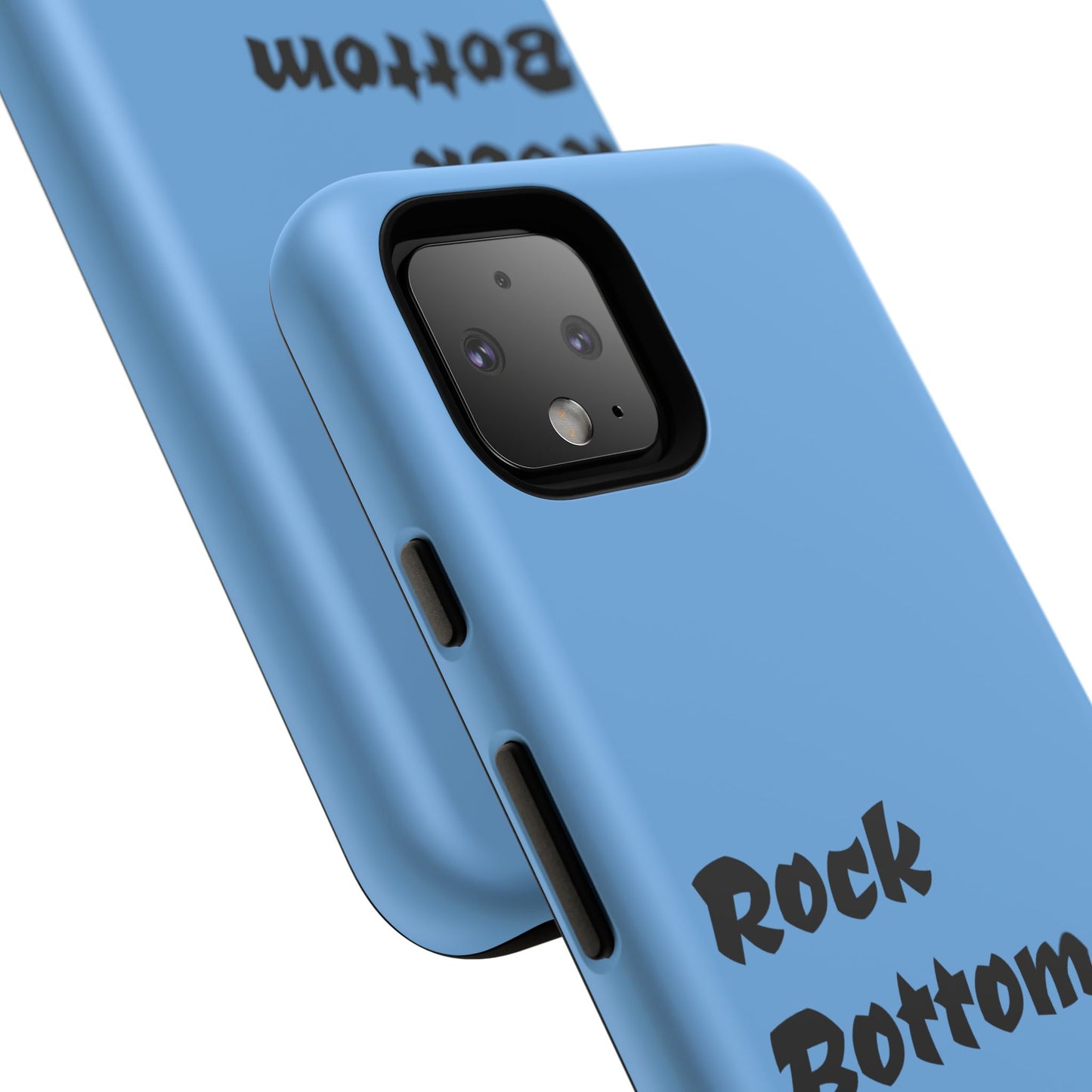 Rock Bottom Built This Tough Phone Case | Unique Gift for Resilience, Motivational Quotes, Phone Accessories, Custom Cases, [...]